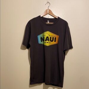 Cotton Heritage Maui Hawaii Black T-Shirt. Size L